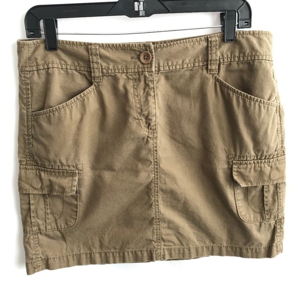 *4/$20* Loft Tan Mini Skirt - Picture 1 of 8